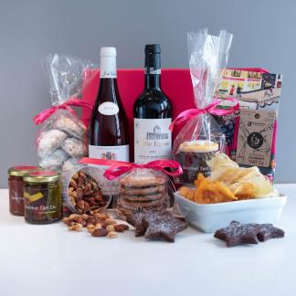 Wine Lover's Christmas - Christmas Food Hamper from Gourmet Tart Co