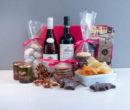 Wine Lover's Christmas - Christmas Food Hamper from Gourmet Tart Co